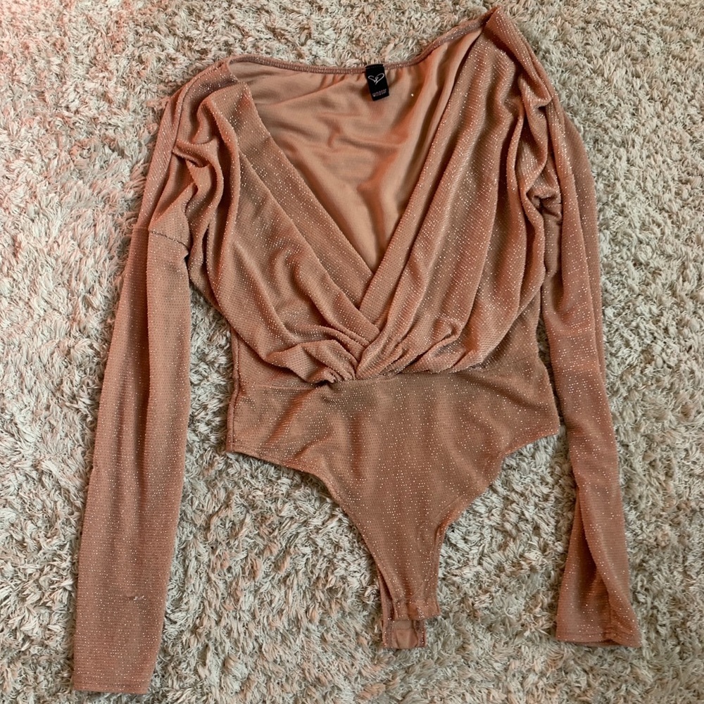 Nude Sparkle Bodysuit
